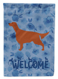 Irish Setter Welcome Garden Flag Mailbox Decorative Yard Banner Outside Patio Artwork for Flower Beds, Garden Size, Multicolor