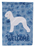 Bedlington Terrier Welcome Garden Flag Mailbox Decorative Yard Banner Outside Patio Artwork for Flower Beds, Garden Size, Multicolor