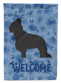 Briard Welcome Garden Flag Mailbox Decorative Yard Banner Outside Patio Artwork for Flower Beds, Garden Size, Multicolor