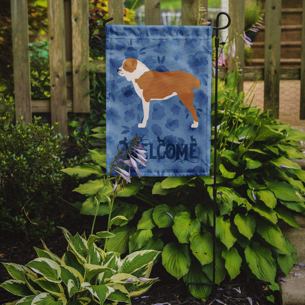 Central Asian Shepherd Dog Welcome Garden Flag Mailbox Decorative Yard Banner Outside Patio Artwork for Flower Beds, Garden Size, Multicolor