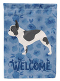 French Bulldog Welcome Garden Flag Mailbox Decorative Yard Banner Outside Patio Artwork for Flower Beds, Garden Size, Multicolor