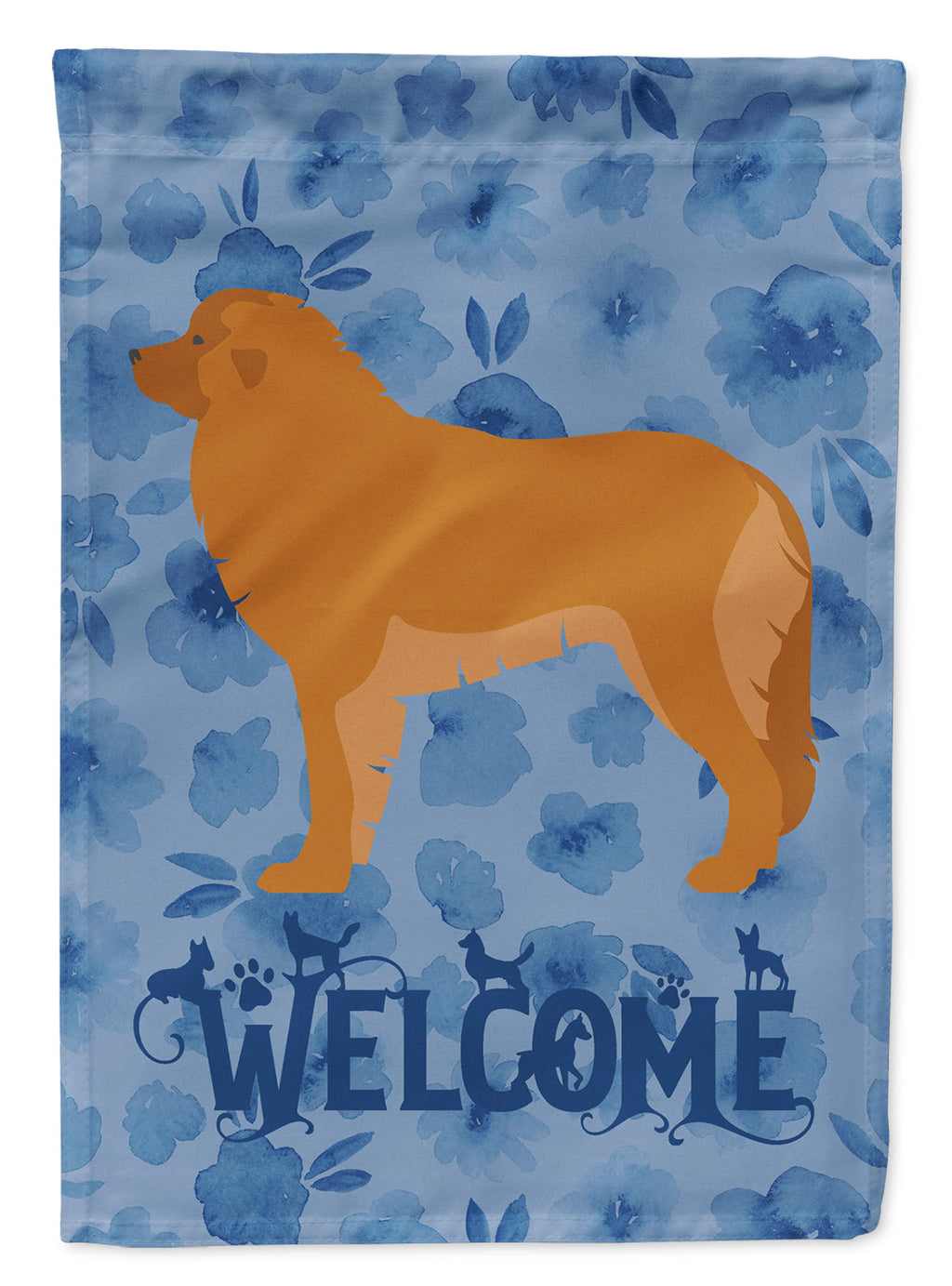 Leonberger Welcome Garden Flag Mailbox Decorative Yard Banner Outside Patio Artwork for Flower Beds, Garden Size, Multicolor