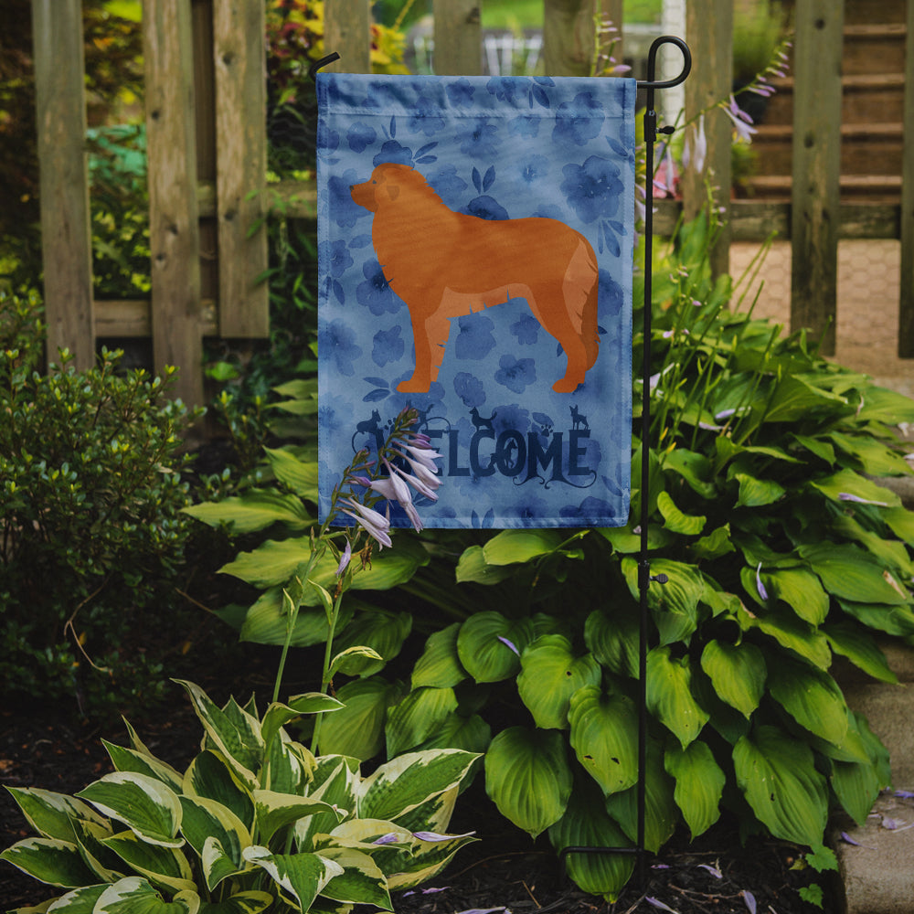 Leonberger Welcome Garden Flag Mailbox Decorative Yard Banner Outside Patio Artwork for Flower Beds, Garden Size, Multicolor