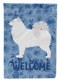 Samoyed Welcome Garden Flag Mailbox Decorative Yard Banner Outside Patio Artwork for Flower Beds, Garden Size, Multicolor