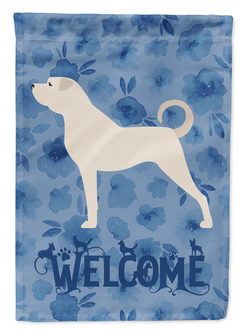 Anatolian Shepherd Welcome Garden Flag Mailbox Decorative Yard Banner Outside Patio Artwork for Flower Beds, Garden Size, Multicolor