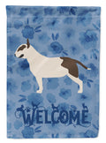 Bull Terrier Welcome Garden Flag Mailbox Decorative Yard Banner Outside Patio Artwork for Flower Beds, Garden Size, Multicolor