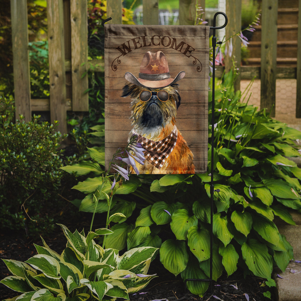 Brussels Griffon Country Dog Garden Flag Mailbox Decorative Yard Banner Outside Patio Artwork for Flower Beds, Garden Size, Multicolor