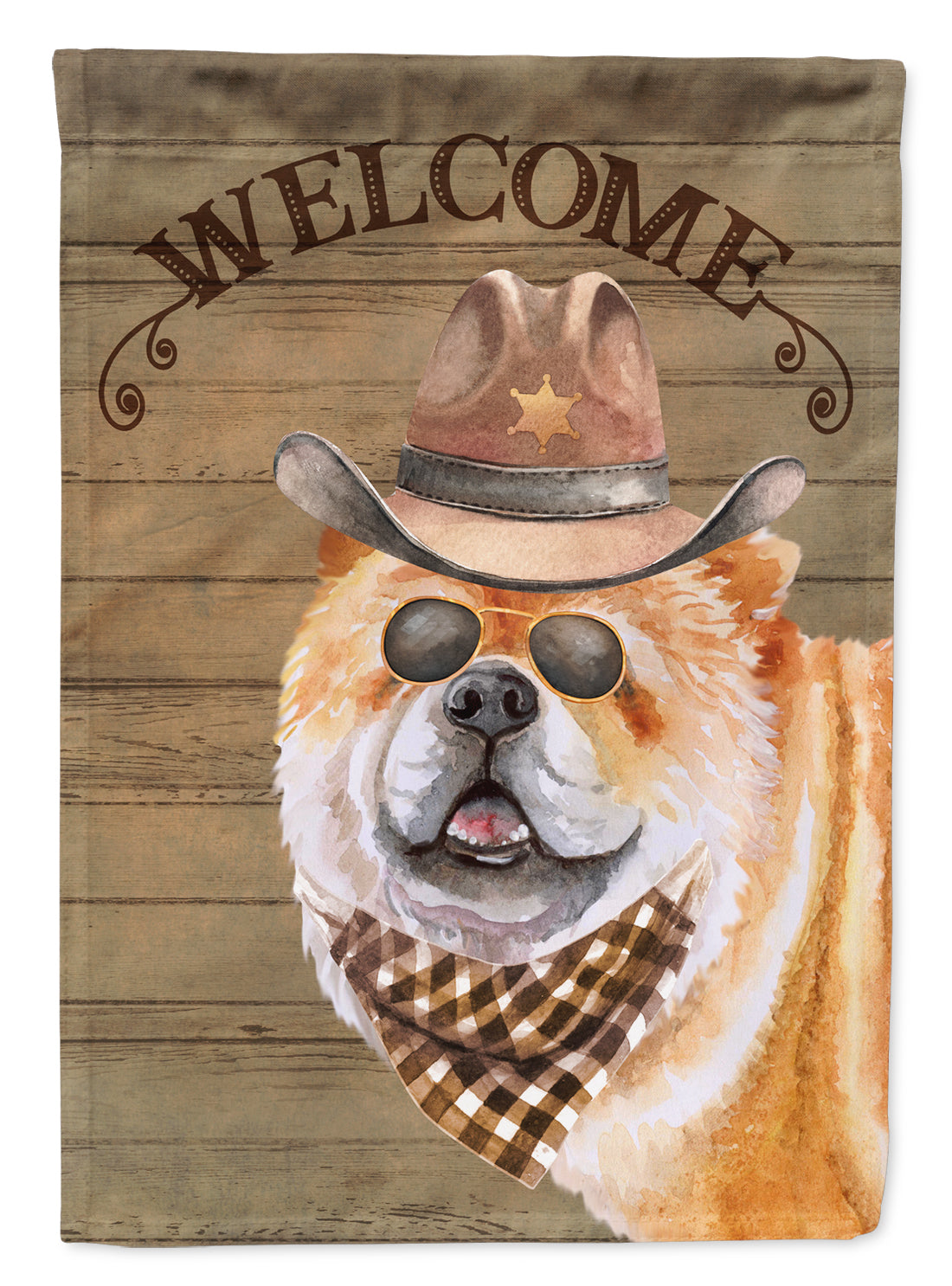 Chow Chow #2 Country Dog Garden Flag Mailbox Decorative Yard Banner Outside Patio Artwork for Flower Beds, Garden Size, Multicolor