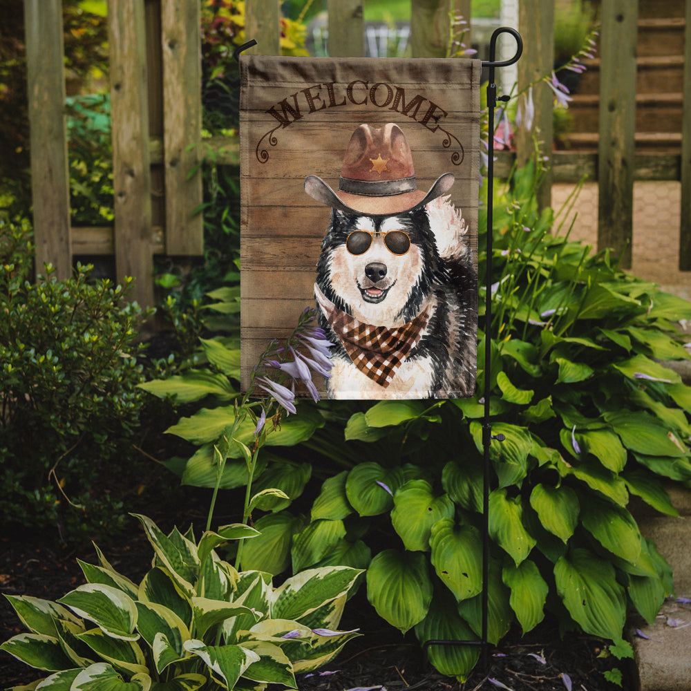 Alaskan Malamute Country Dog Garden Flag Mailbox Decorative Yard Banner Outside Patio Artwork for Flower Beds, Garden Size, Multicolor