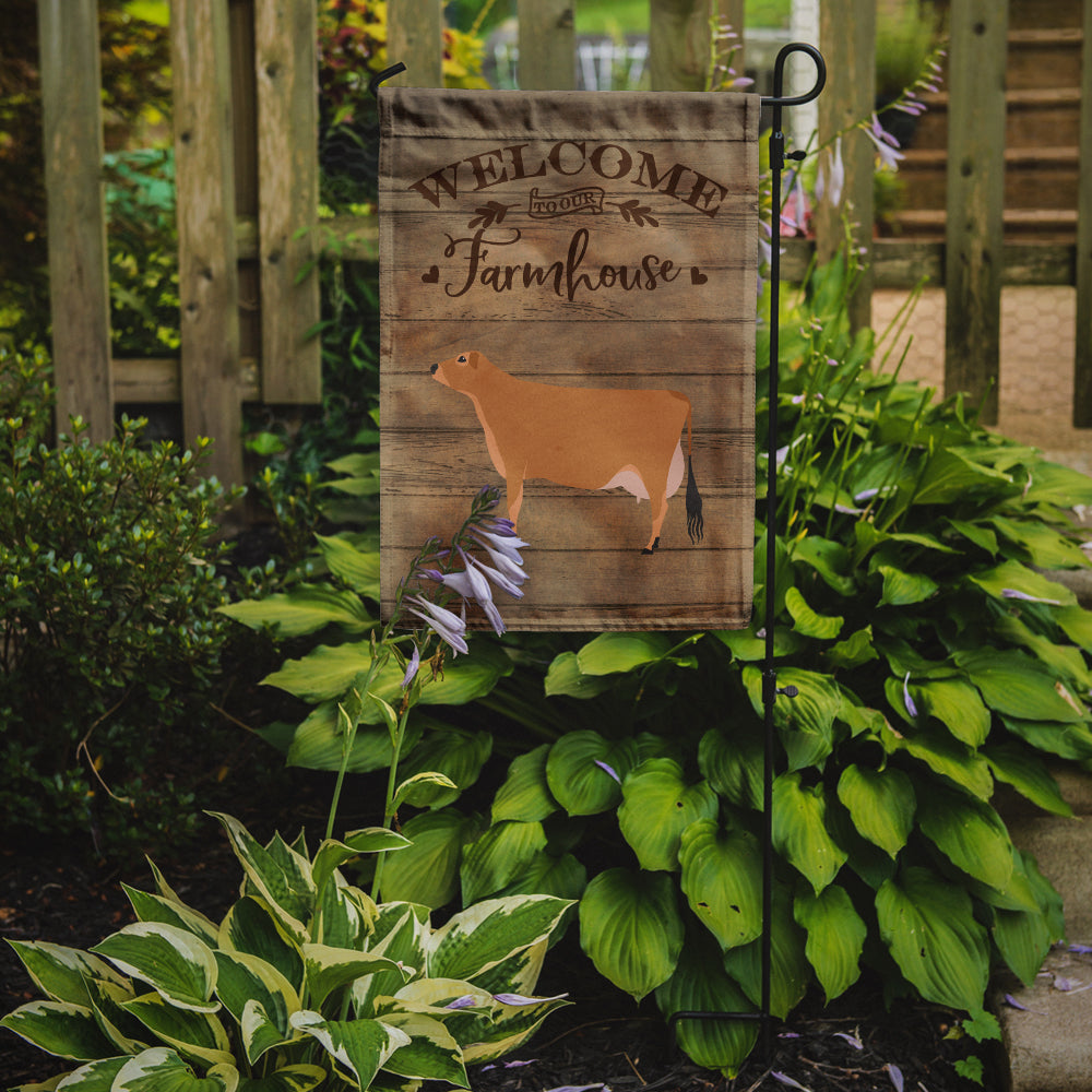 Jersey Cow Welcome Garden Flag Mailbox Decorative Yard Banner Outside Patio Artwork for Flower Beds, Garden Size, Multicolor