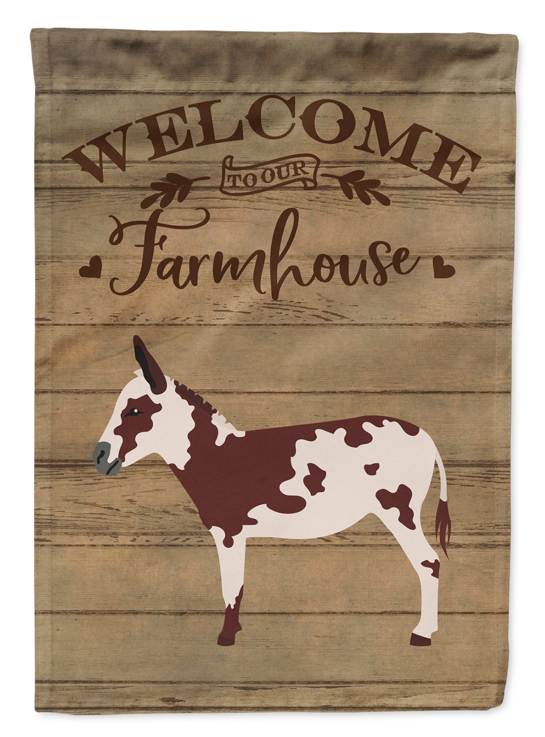 American Spotted Donkey Welcome Garden Flag Mailbox Decorative Yard Banner Outside Patio Artwork for Flower Beds, Garden Size, Multicolor