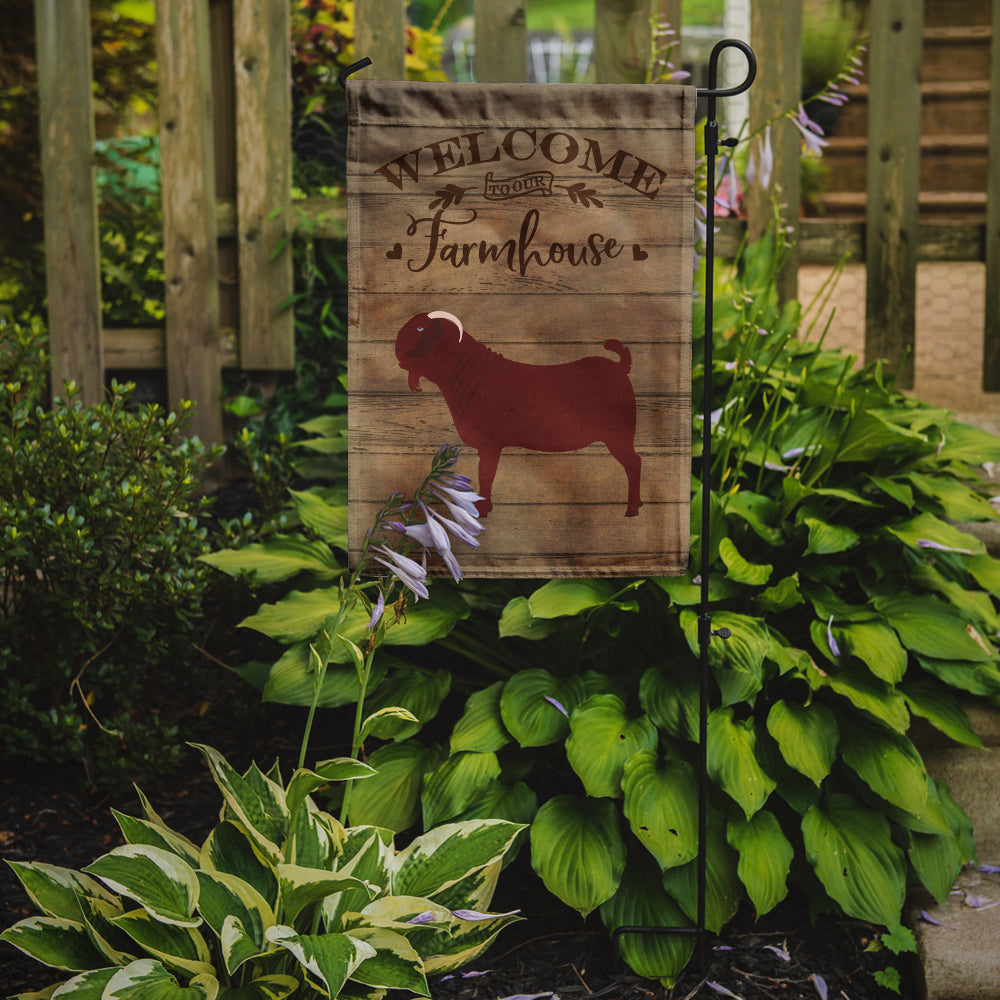 Kalahari Red Goat Welcome Garden Flag Mailbox Decorative Yard Banner Outside Patio Artwork for Flower Beds, Garden Size, Multicolor
