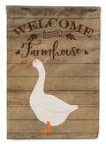 Embden Goose Welcome Garden Flag Mailbox Decorative Yard Banner Outside Patio Artwork for Flower Beds, Garden Size, Multicolor