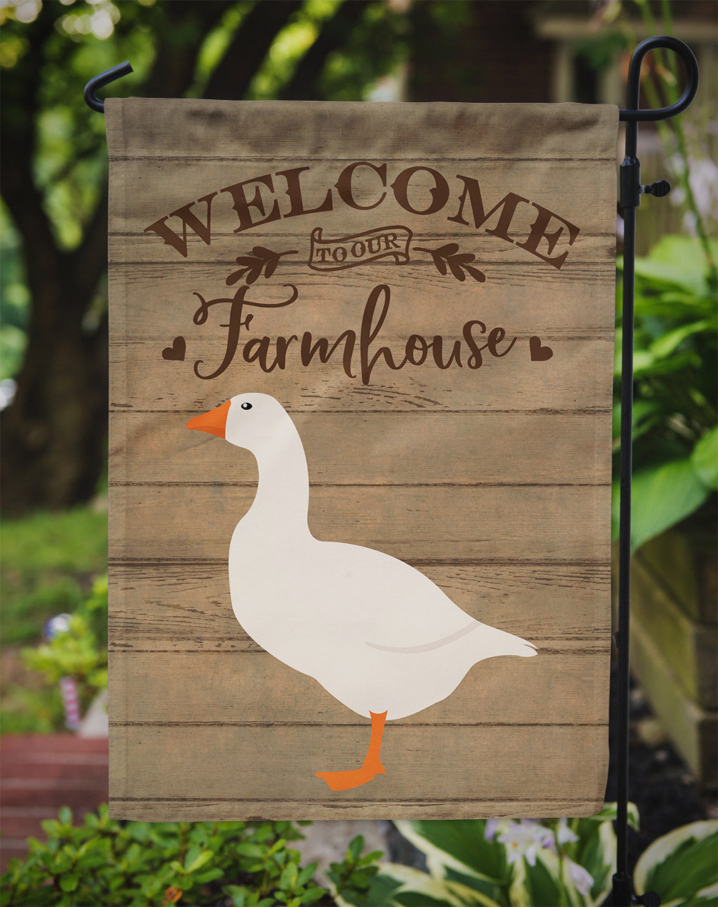 Shire Horse Welcome Garden Flag Mailbox Decorative Yard Banner Outside Patio Artwork for Flower Beds, Garden Size, Multicolor