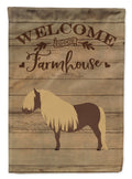 Shetland Pony Horse Welcome Garden Flag Mailbox Decorative Yard Banner Outside Patio Artwork for Flower Beds, Garden Size, Multicolor