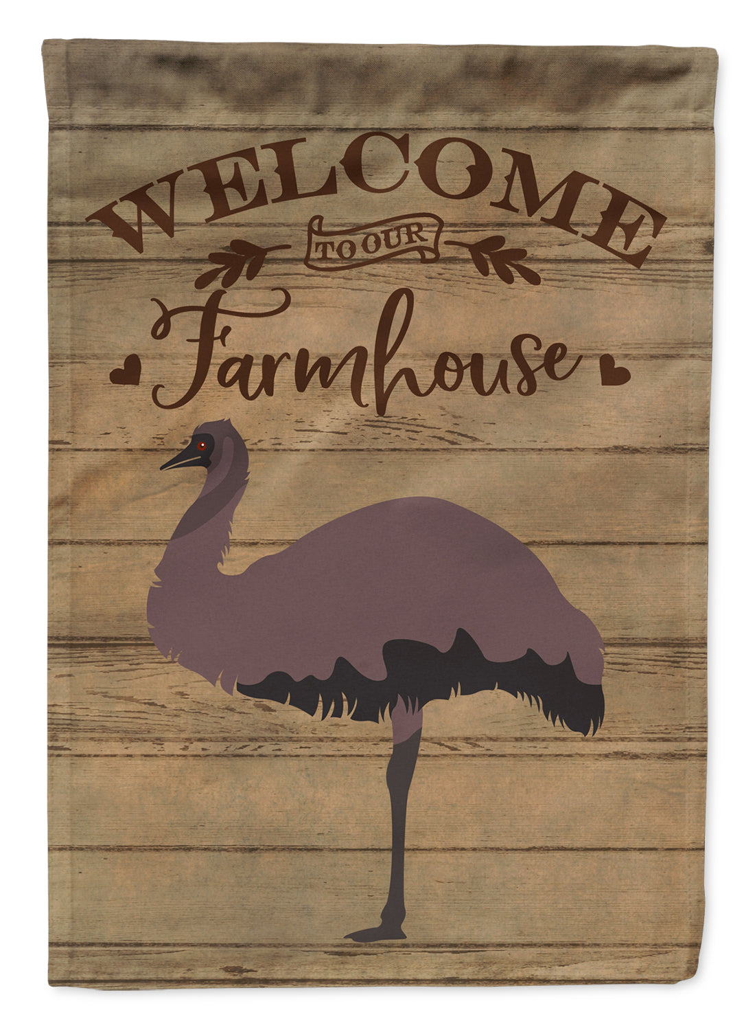 Emu Welcome Garden Flag Mailbox Decorative Yard Banner Outside Patio Artwork for Flower Beds, Garden Size, Multicolor