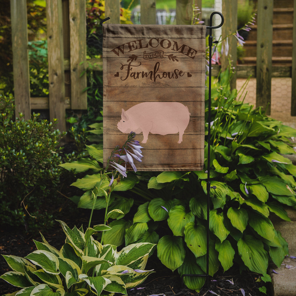 Welsh Pig Welcome Garden Flag Mailbox Decorative Yard Banner Outside Patio Artwork for Flower Beds, Garden Size, Multicolor