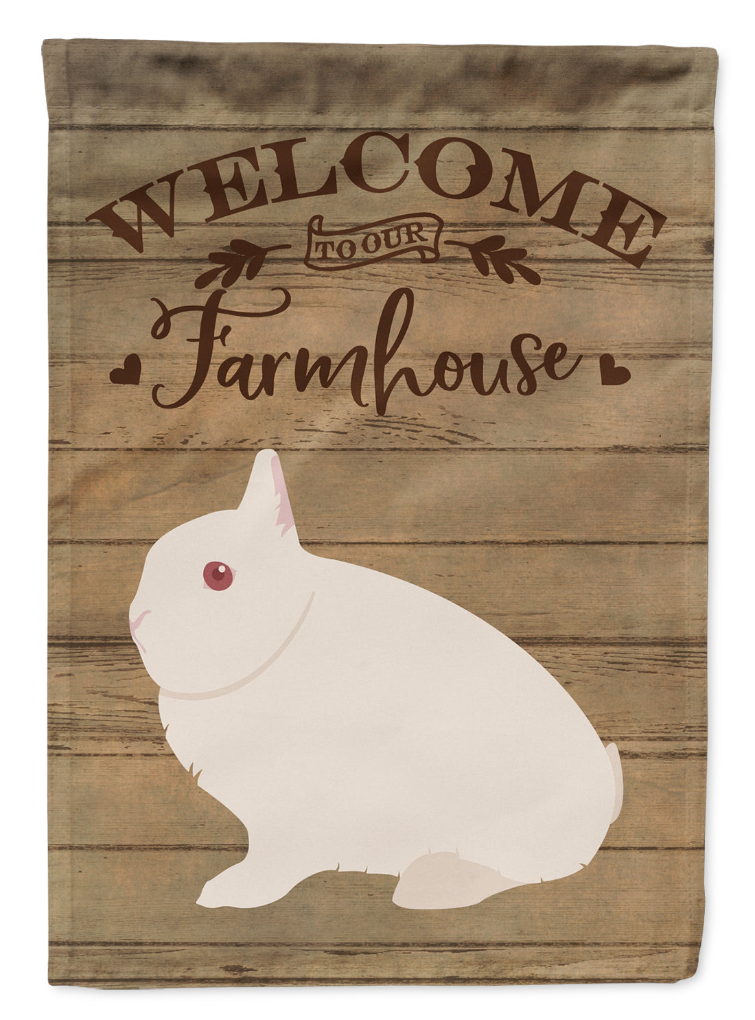 Hermelin Rabbit Welcome Garden Flag Mailbox Decorative Yard Banner Outside Patio Artwork for Flower Beds, Garden Size, Multicolor