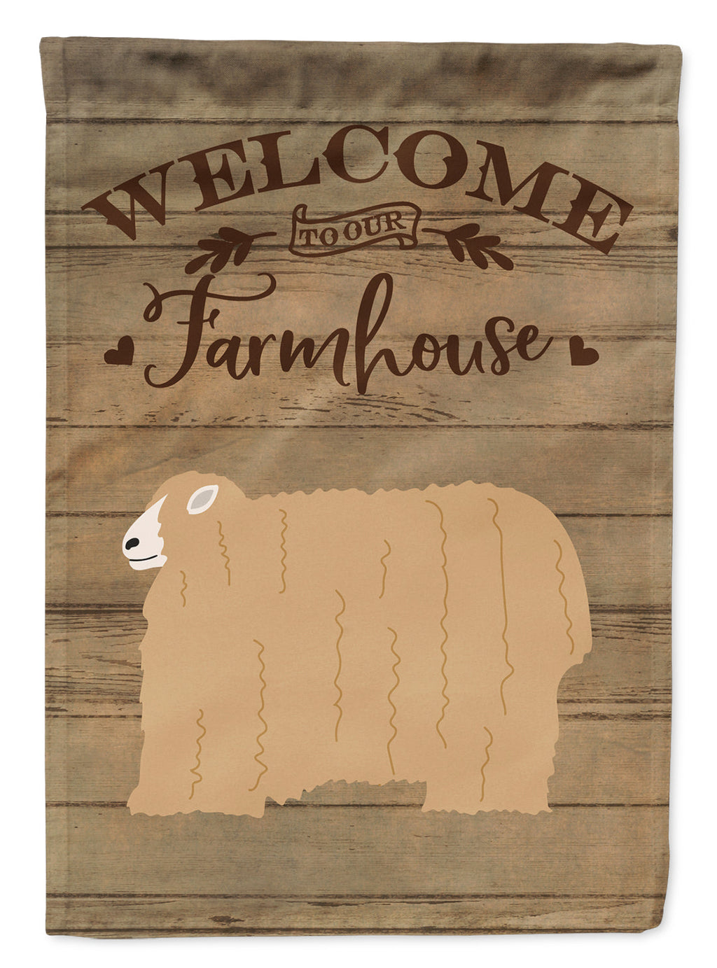 Lincoln Longwool Sheep Welcome Garden Flag Mailbox Decorative Yard Banner Outside Patio Artwork for Flower Beds, Garden Size, Multicolor