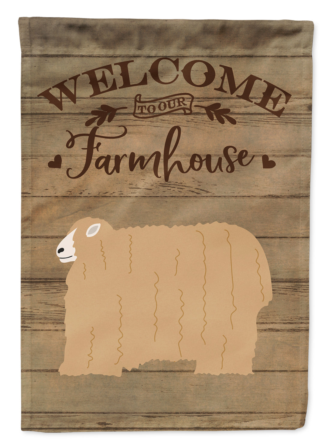 Lincoln Longwool Sheep Welcome Garden Flag Mailbox Decorative Yard Banner Outside Patio Artwork for Flower Beds, Garden Size, Multicolor