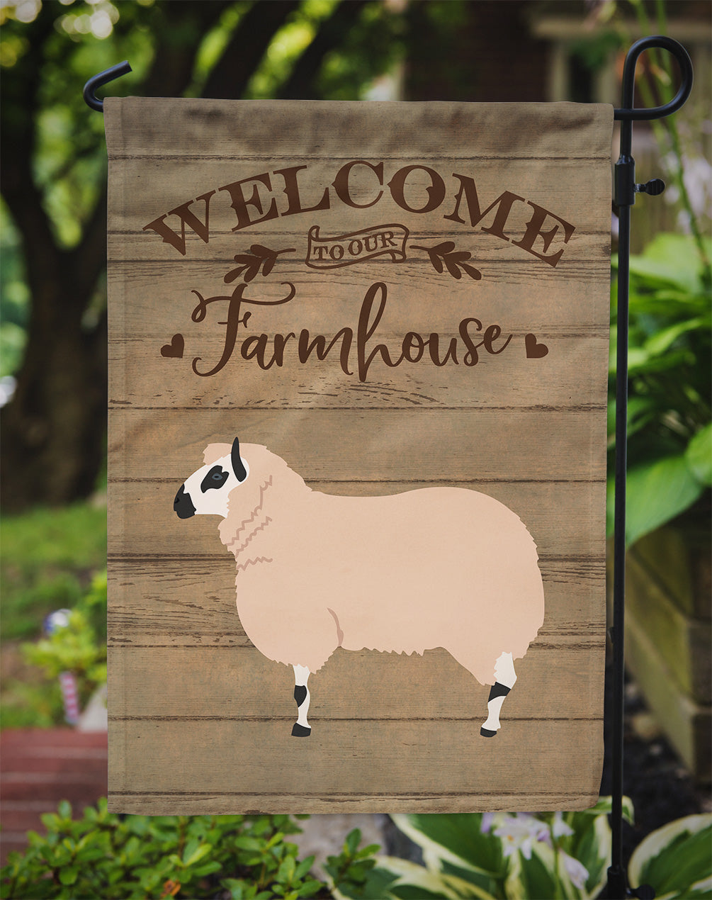 Kerry Hill Sheep Welcome Garden Flag Mailbox Decorative Yard Banner Outside Patio Artwork for Flower Beds, Garden Size, Multicolor