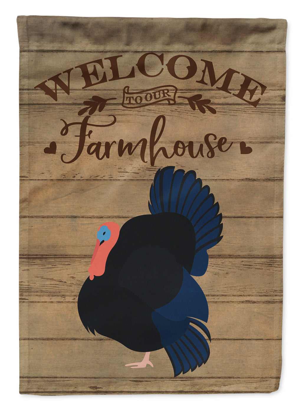 Norfolk Black Turkey Welcome Garden Flag Mailbox Decorative Yard Banner Outside Patio Artwork for Flower Beds, Garden Size, Multicolor