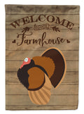 Bronze Turkey Welcome Garden Flag Mailbox Decorative Yard Banner Outside Patio Artwork for Flower Beds, Garden Size, Multicolor