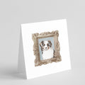 Australian Shepherd Merle Front View Pretty as a Picture Square Greeting Cards and Envelopes Pack of 8 Blank Cards with Envelopes Blank Thank You Note Greeting Cards Stationery