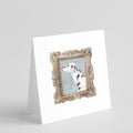 Dalmatian Side View Pretty as a Picture Square Greeting Cards and Envelopes Pack of 8 Blank Cards with Envelopes Blank Thank You Note Greeting Cards Stationery