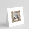 Shiba Inu Sesame Puppy Smile Pretty as a Picture Square Greeting Cards and Envelopes Pack of 8 Blank Cards with Envelopes Blank Thank You Note Greeting Cards Stationery