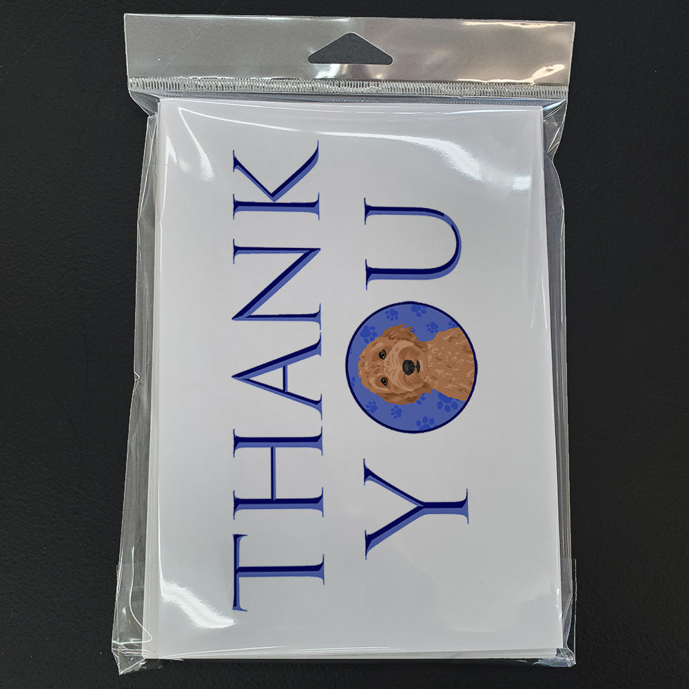 Doodle Liver #3 Thank You Greeting Cards Pack of 8 Blank Cards with Envelopes Whimsical A7 Size 5x7