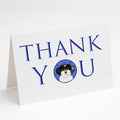 Shih-Tzu Black and White #4 Thank You Greeting Cards Pack of 8 Blank Cards with Envelopes Whimsical A7 Size 5x7