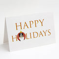 Bernese Mountain Dog #2 Happy Holidays Greeting Cards Pack of 8 Blank Cards with Envelopes Whimsical A7 Size 5x7