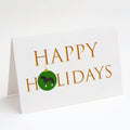 Geese - Pomeranian Rogener Goose #2 Happy Holidays Greeting Cards Pack of 8 Blank Cards with Envelopes Whimsical A7 Size 5x7