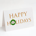 Coton de Tulear - Dog Face Happy Holidays Christmas Greeting Cards Pack of 8 Blank Cards with Envelopes Whimsical A7 Size 5x7