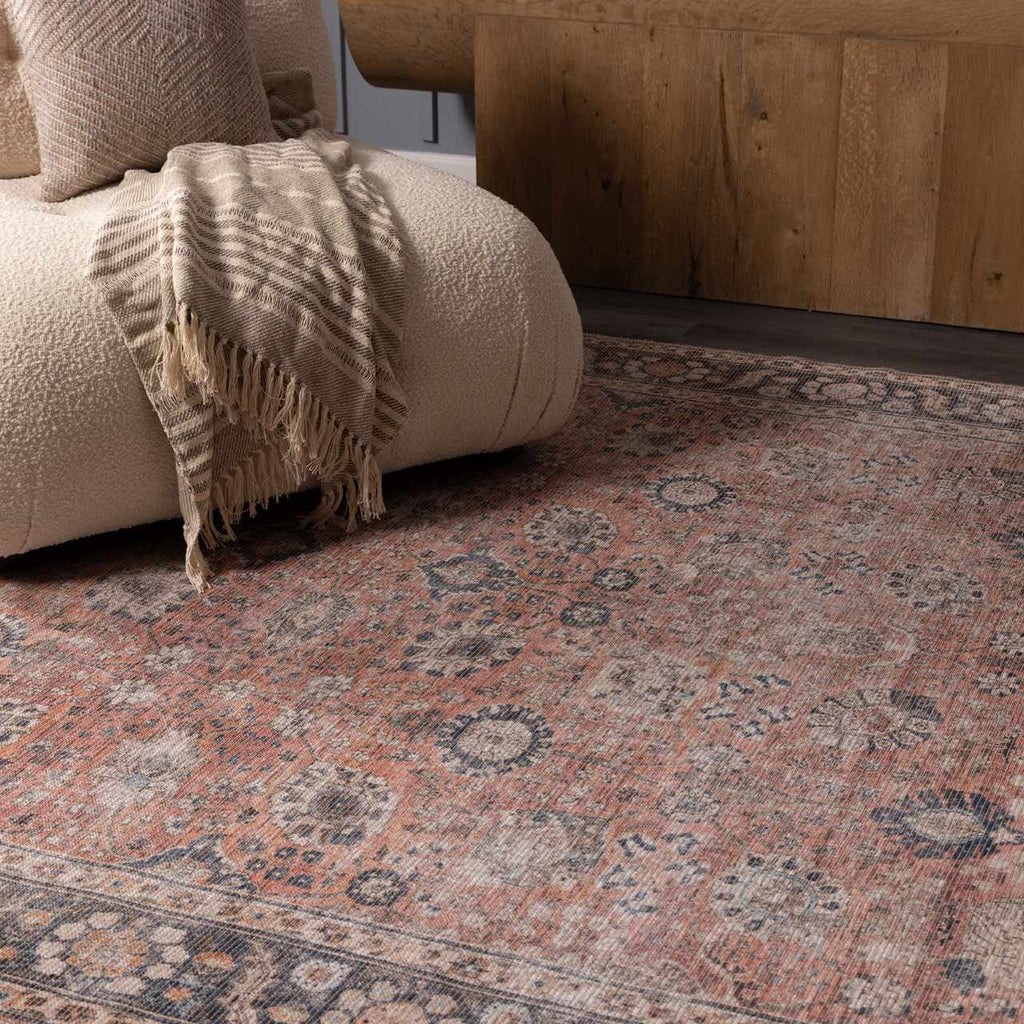 Ganyangan Red Washable Rug