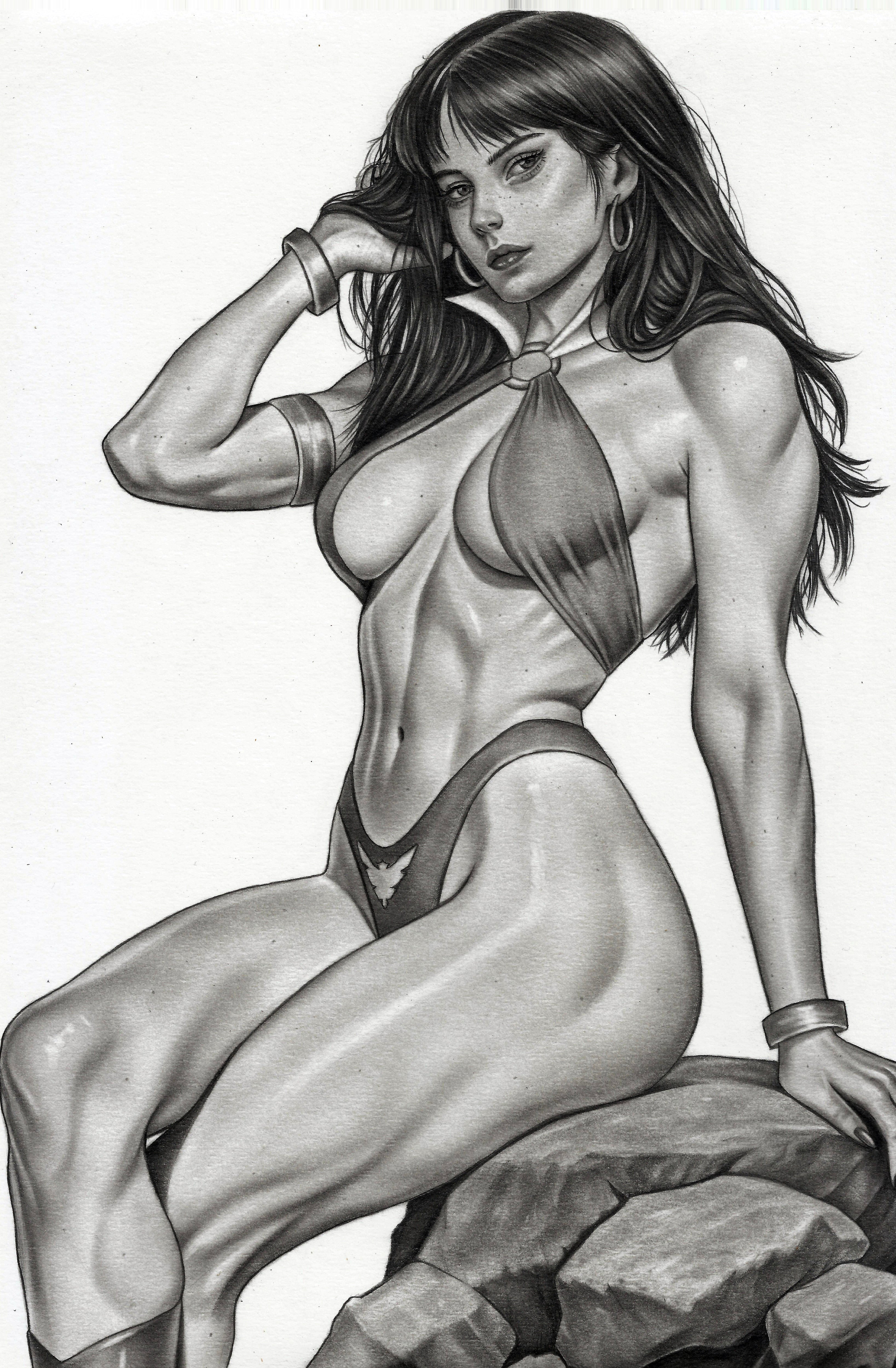 VAMPIRELLA ARMAGEDDON #12 - ALAN BORGES COVER B SKETCH VARIANT KNIGHT OF COMICS SDCC 2026 EXCLUSIVE LTD 200 - Preorder