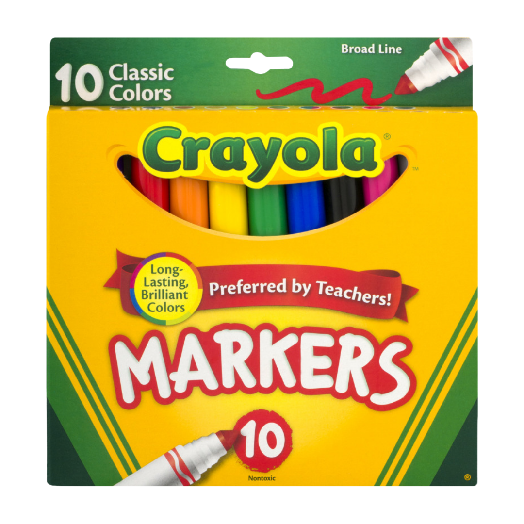 Crayola Broad Tip Markers (10?pack)