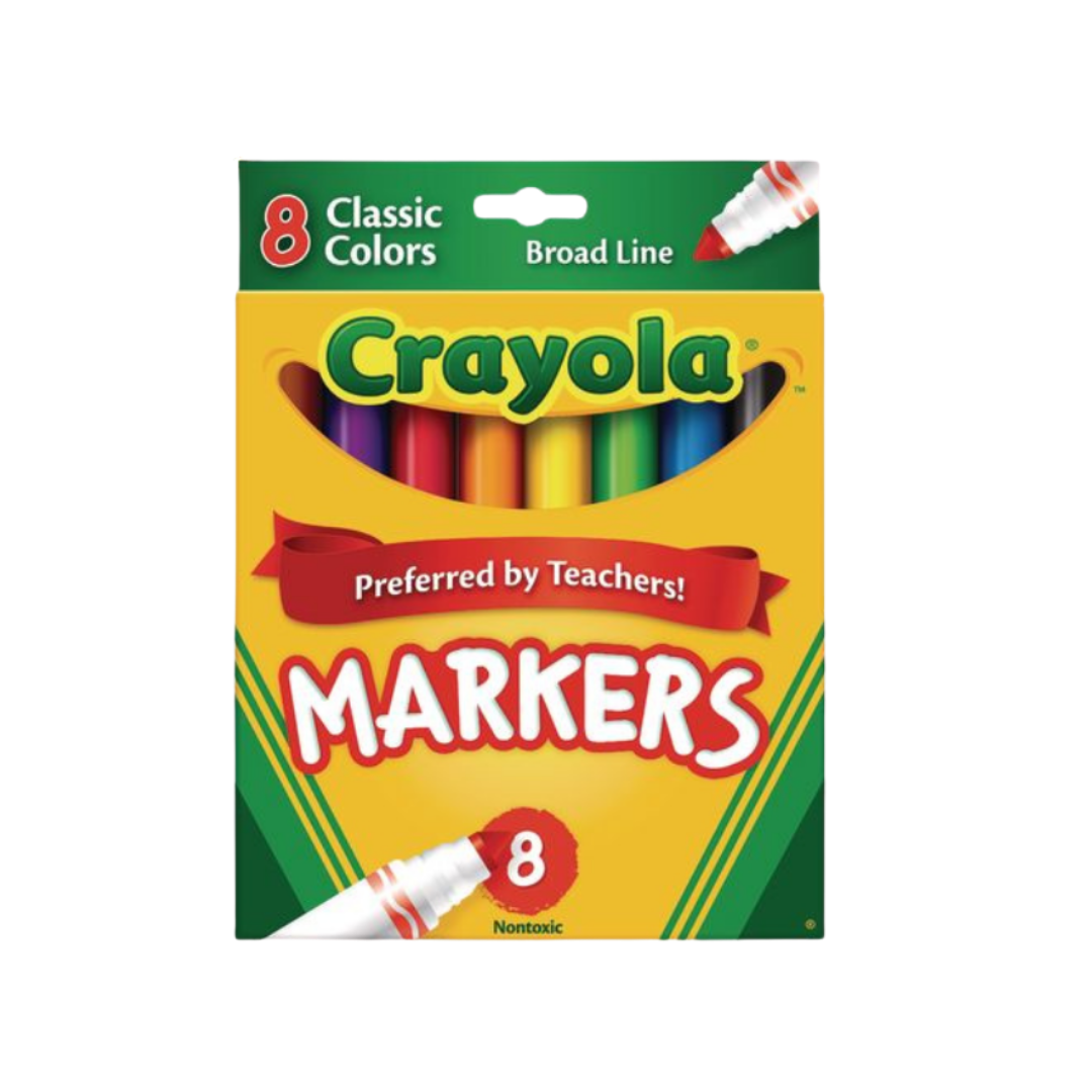 Crayola Broad Tip Markers (8?pack)