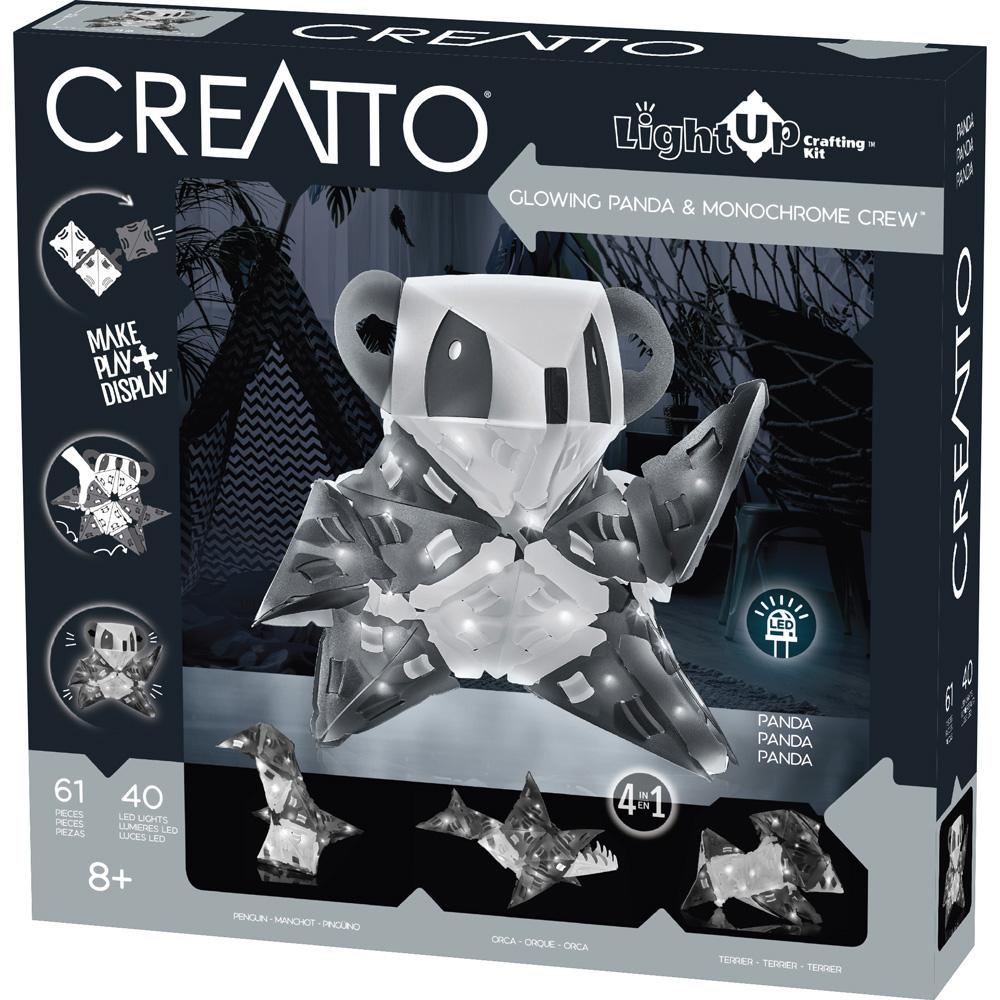 Creatto Glowing Panda & Monochrome Crew