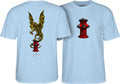 Powell Peralta Andy Anderson Vajra T-shirt - Light Blue