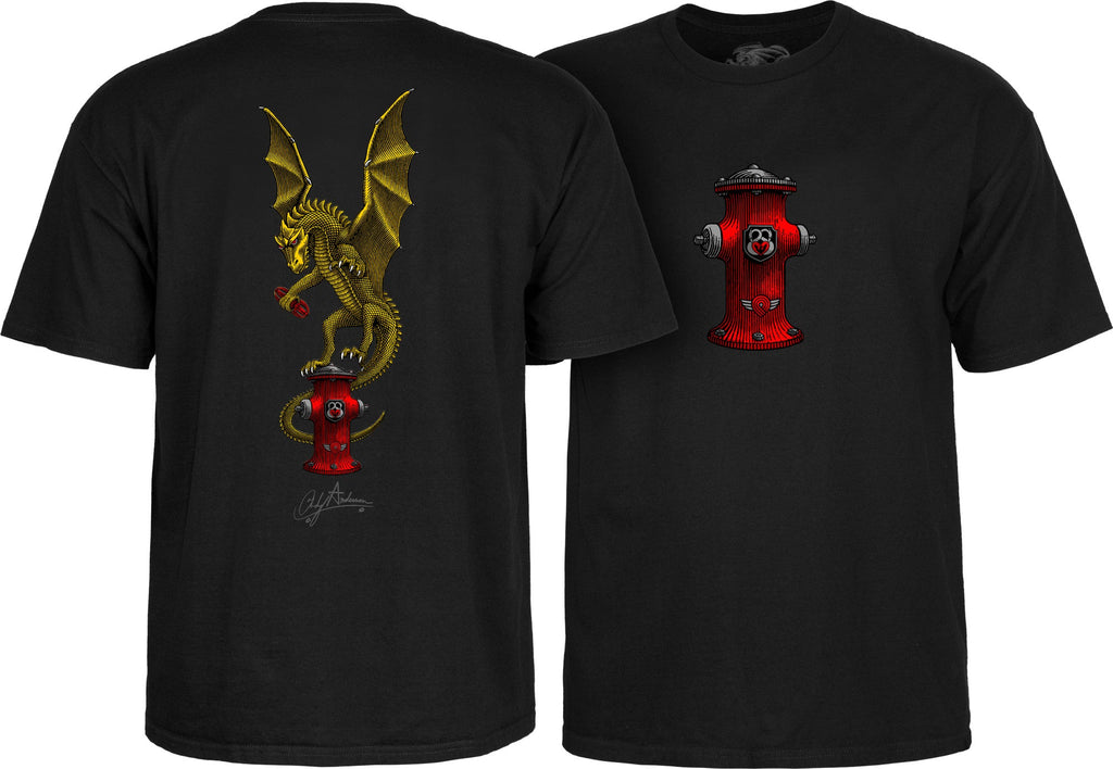 Powell Peralta Andy Anderson Vajra T-shirt - Black