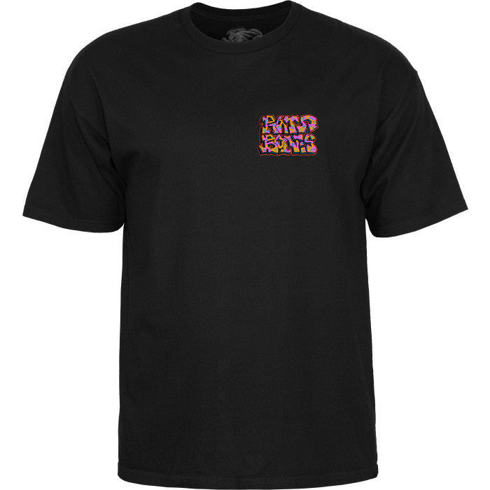 Powell Peralta Rat Bones Graffiti T-Shirt - Black
