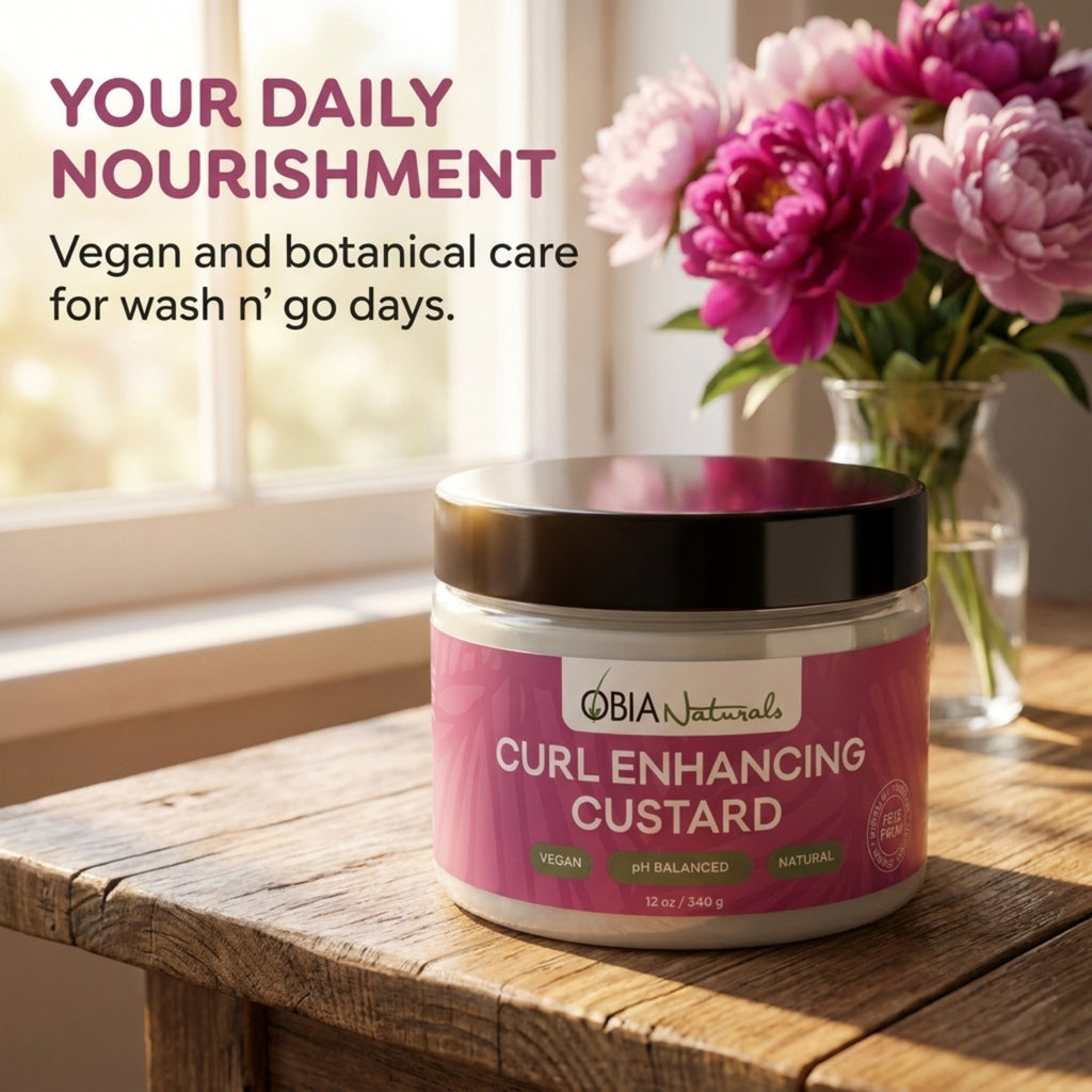 Curl Enhancing Custard — Curl Defining Gel for Curly Hair