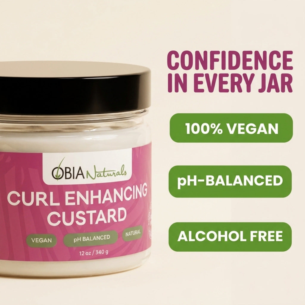 Curl Enhancing Custard — Curl Defining Gel for Curly Hair