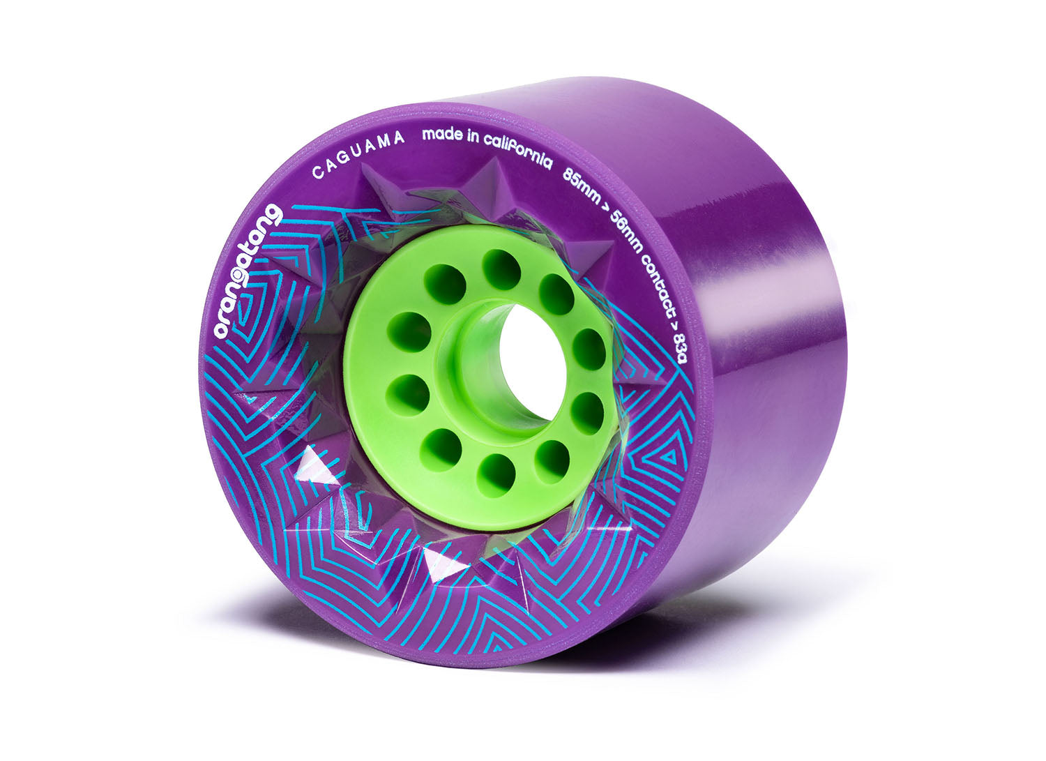 Orangatang Caguama 85mm 83a Longboard Wheels - Purple (Set of 4)