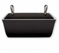 Maxi-Lift: Black Small Fence Feeder 3.5QT