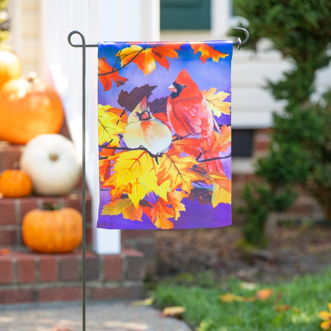 Cardinal Friends Fall Garden Flag 2 Sided