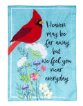 Cardinal Memorial 2 Sided Garden Flag