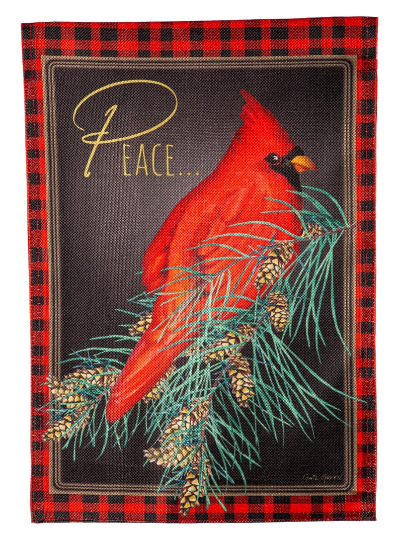 Cardinal Peace Garden Flag 2 Sided